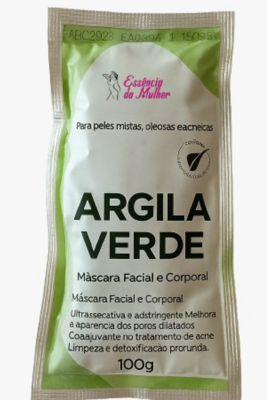 Design sem nome (22) Argila verde - 100g - Imagem 1