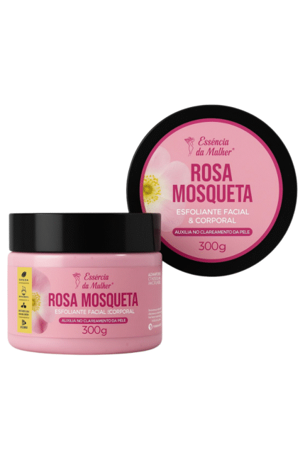 Esfoliante Clareador de Rosa Mosqueta – 300g  (pote)