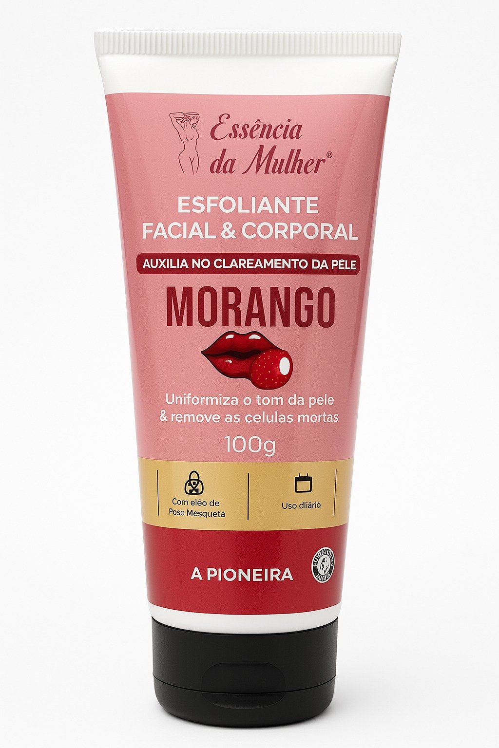 Imagem do WhatsApp de 2025-10-03 à(s) 09.13.54_000ef4aa Esfoliante Clareador de Morango - 100g bisnaga - Imagem 1