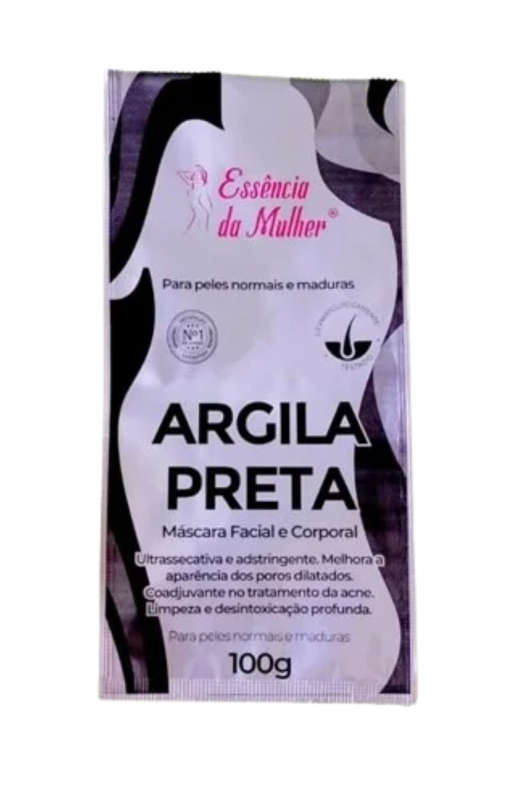 Inserir um título (16) Argila Preta - 100g - Imagem 1