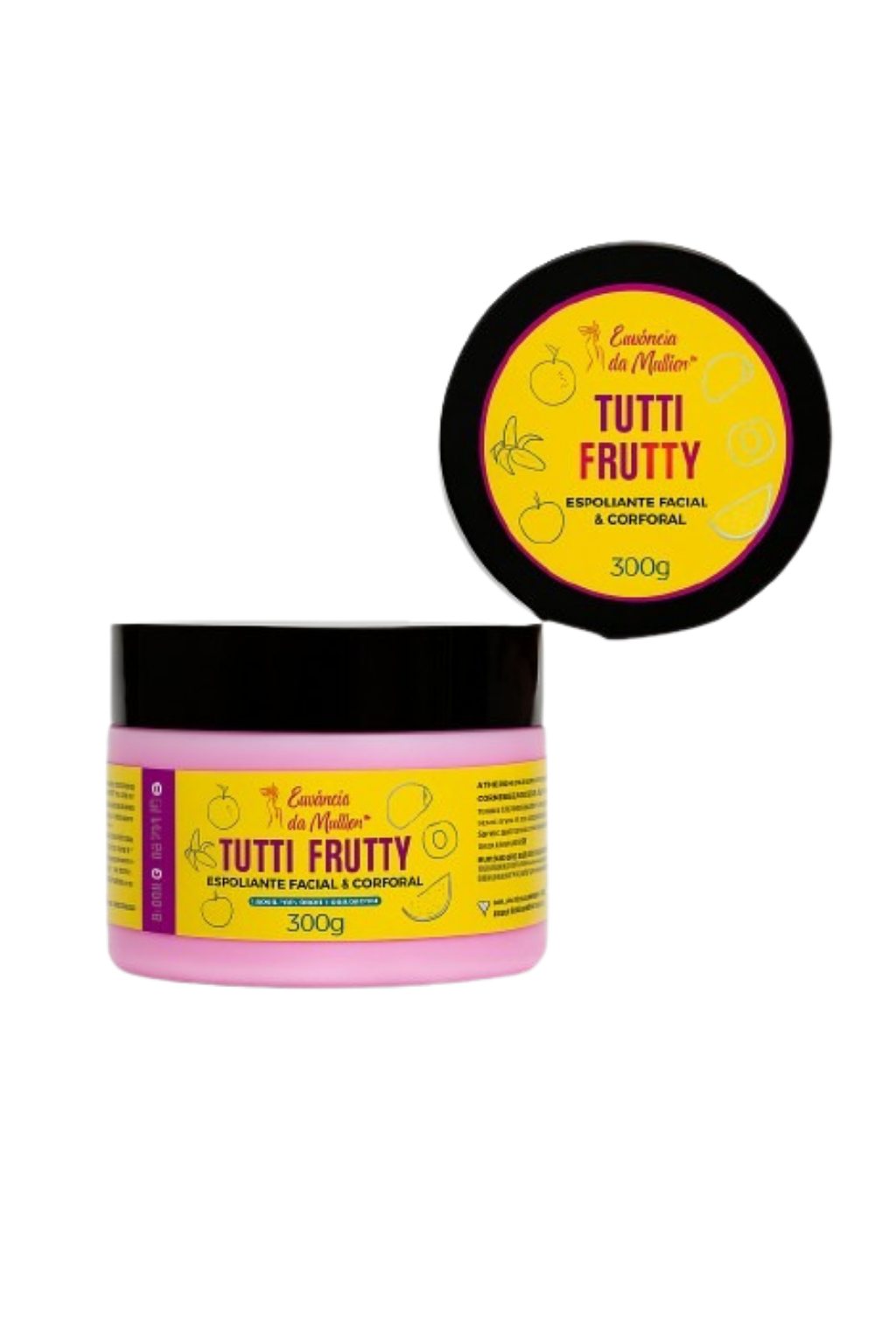 Inserir um título (29) Esfoliante Clareador de Tutti Frutty – 300g (pote) - Imagem 1